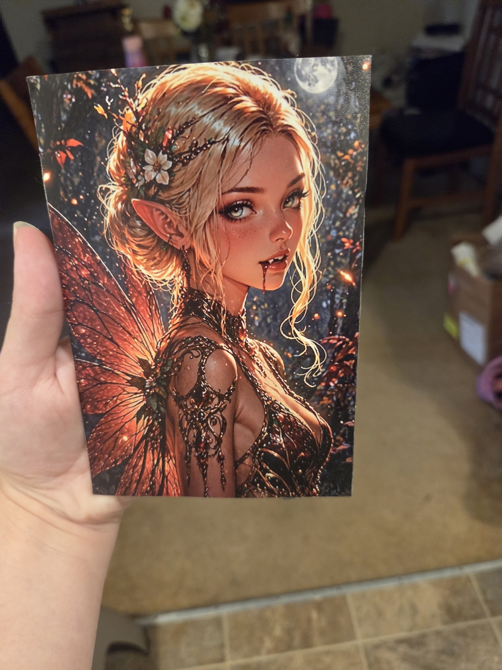 Fantasy Fairy Art Print - Handcrafted Magnet